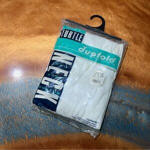 Vintage New Duofold White Cotton Turtleneck XXL Made in USA